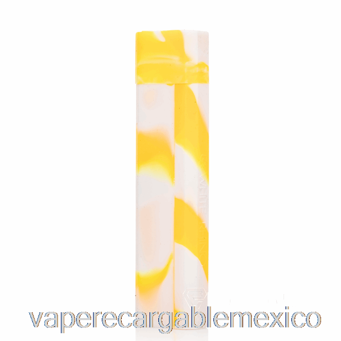 Vape Recargable Rinoceronte Blanco Silicona Dab Out [cuarzo] Amarillo Blanco (brillo Ultravioleta)
